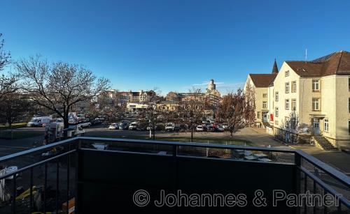 Balkon und Ausblick