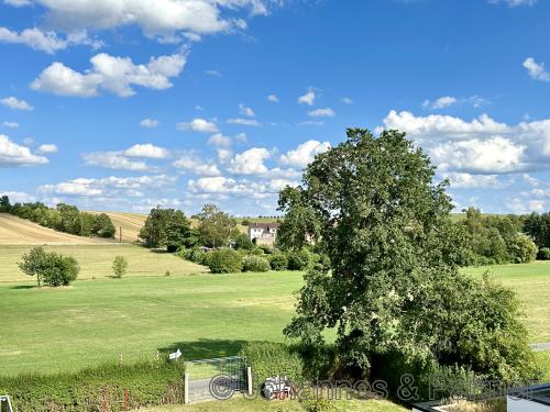 Blick vom Balkon, wunderschöne Lage, sehr ruhig und grün gelegen