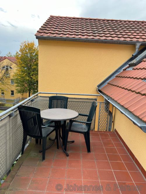 großer Balkon